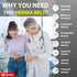 BLITZU Inguinal Hernia Belt Truss for Sports, Incisional, Femoral, Umbilical Support Brace for Men Women, Pain Relief