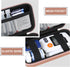 Diabetic Supplies Hard Case, Organizer Bag for Diabetes Testing Kit, Blood Glucose Monitor, Rose Gold