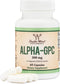 Alpha GPC Choline Brain Supplement for Acetylcholine - 60 Count, 600mg Servings, Focus Support