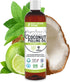 Coconut Pulling Oil for Teeth and Gums Mouthwash, 100% Pure Natural, Refreshing Spearmint and Lime Essential Oils