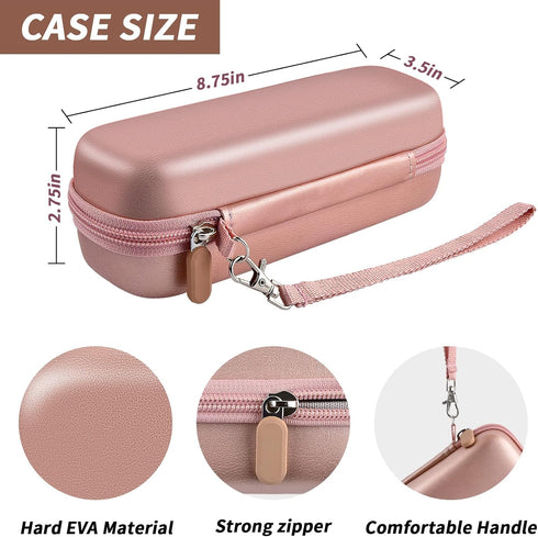 Toothbrush Travel Case for Oral-B Pro 1000, 2000, 3000, 3500, 1500, Philips Sonicare with Mesh Pocket for Accessories -