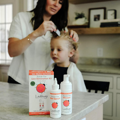 Elimination Mousse, Natural Ingredients, Highly Effective Head Lice & Nit Fix for Kids