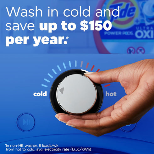 Tide Ultra OXI Power PODS, 18 Count, Laundry Detergent Pacs with Odor Eliminators for Dirt