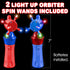 Set 2 ArtCreativity Light Up Wand for Kids, of LED Light Up Toys with Flashing Lights, Fun Light Spinning Toys, Sensory