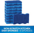 Dawn Non-Scratch Kitchen Dish Sponges, Blue (Pack of 9)