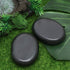 Essential Oil Set with 2pcs Hot Massage Stones, 8 * 6cm Flat Side for SPA