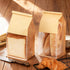 Kosotody 50 Pack Breads,5.1 3.9 11 Inches Bread Bags for Homemade x x Brown Bakery Bags with Tin Tie, Cotton Paper Loaf