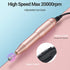 MelodySusie Portable Electric Nail Drill, PC120B Compact Efile Kit for Acrylic & Gel Nails, Gold