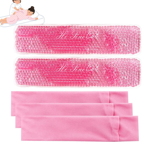 2 PCS Reusable Perineal Cooling Pad, Hemorrhoid and Perineal Ice Packs for Postpartum Pain Relief, Washable Sleeves