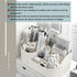 Makeup Organizer Countertop with Rotating Brush Holder, Multifunctional Storage for Vanity, Bathroom, Dresser