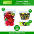 Deli Containers with Lids, 60 Sets Disposable Plastic Lunch Combo, Clear Food Storage Containers for Soup