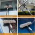 20+ Feet Reach 2 in 1 Window Washing Squeegee & Duster with 3-14 ft Splicable Extension Pole for Indoor & Outdoor