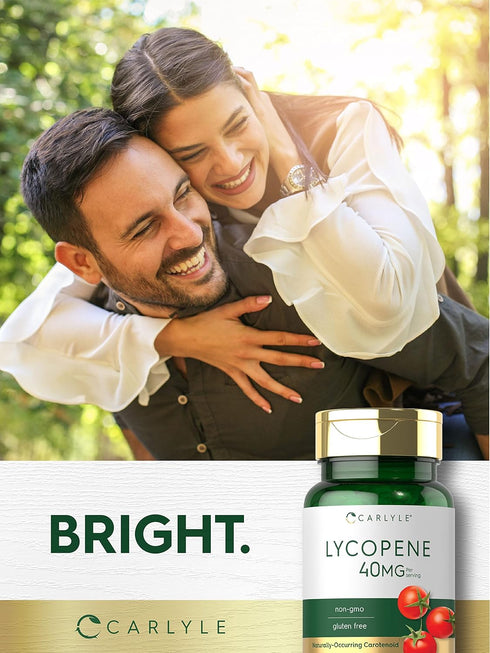 Carlyle Lycopene 40mg - 120 Softgels, Naturally-Occurring Carotenoid, Non-GMO & Gluten Free Supplement