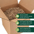 Arcadia Garden Products Confetti Cut Kraft Paper Shred Filler, Recyclable Packing for Packaging, Shipping, Moving, Cushioning, Gift Baskets, Gift Wrapping, Holidays, and Crafts, 2 lb by Arcadia