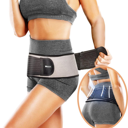 Si Belt for Women and Men, Extra Support Lower Back Brace for Sciatica Pain Relief, Pelvic and Lumbar Support