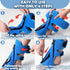 Plantar Fasciitis Night Splint - Foot Orthotic Brace for Achilles Tendonitis Relief, Day Night Use, Blue