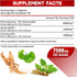 Korean Red Panax Ginseng 7500mg with Ginkgo Biloba & Ashwagandha - Energy, Memory & Immune Support Supplement - 90