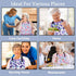 Men-3 Adult Bibs for Pcs Washable Clothing Protector with Crumb Catcher, Reusable Waterproof Feeding Bibs for Seniors