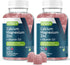 Calcium Magnesium Zinc Gummies with Vitamin D3 - Supports Bone Health, Nerve & Immune Function - Raspberry Flavored