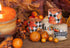 Whaline 30 Yard Fall Thanksgiving Wired Edge Ribbon, Buffalo Plaids, Autumn Leaves