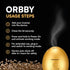 Orbby Scent Diffuser Starter Kit | Small Portable Desk Diffuser for Office: Electric Incense Burner, Rechargeable