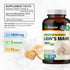 Lions Mane Supplement Capsules - Vegan, Organic Lion’s Mane Mushroom for Cognitive Function | 3 Months Supply
