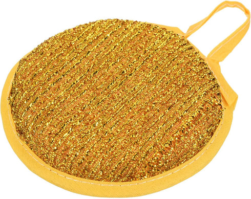 Kitchen Cleaning Sponges | Round Scrubber Scouring Pad Dish Sponge (10.8 x 2 cm) | For Dishes, Pots, and Pans