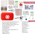 276PCS First Aid Kit Home Car Camping Hiking Emergency Supplies Small Compact Lovely Bag for School Outdoor, Basic Outdoor Essentials Survival Kit for Travel AMORNING
