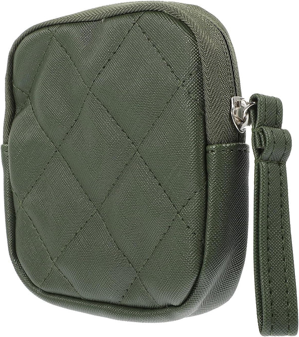 VALICLUD Portable Menstrual Pad Pouch Green Multipurpose Sanitary Towel Storage Bag Small