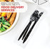 Party Essentials Individually Wrapped Plastic Cutlery Packets, 50 Sets of Black Forks, Spoons, Knives, Napkins