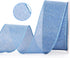 YAMA Burlap Wired Ribbon, Baby Blue, 2-1/2 inch x 20 Yards, for Crafts, Wreath, Bow Making, Gift Wrapping