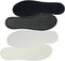 Happystep Cotton Terry Cloth Insoles, Barefoot Shoe Inserts, Moisture-Wicking, Washable, 1 Pair Black & White (Women 8)