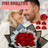 LatinaFlorista 500 Satin Ribbon Petals Pcs Half Finished Floral Accessories Easy to Assemble for Bridal Bouquet Making