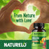 NATURELO Vegan Iron Supplement with Vitamin C and Organic Whole Foods - Gentle Iron Pills for Women & Men, 180 Mini