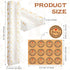 Reallnaive 120 24 4.5 2 Inch Packaging Pcs French Bread Bags Bulk with Window, Baguette Bags for Homemade, x x Kraft