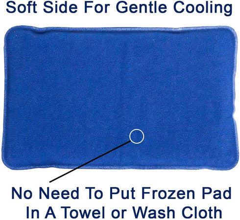 Theramed Gel Ice Pack Beads, Dual Sided Reusable Hot Cold Pack for Back, Arm, Knee, Shoulder
