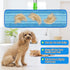 4 PCS Replacement Mop Pads, Microfiber Cleaning Mop Compatible with Bona Mop, Washable & Reusable, 18 Inch, Blue