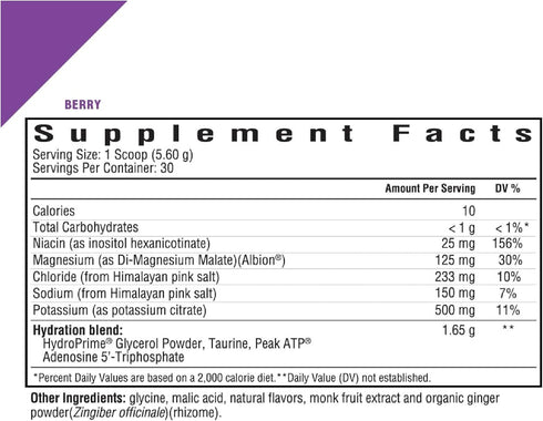Seeking Health Optimal Electrolyte Powder, Berry Flavor, 30 Servings