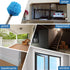 Cobweb Duster with Extension Pole, 6 FT Stiff Bristles Duster Head for High Ceiling Indoor Outdoor Cleaning