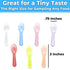 500ct Extra Sturdy BPA Free Plastic Tasting Spoons for Ice Cream, Sauces, Appetizers, Great for Events