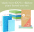 Plant-Based Pop-Up Sponges - Pack of 12 Cellulose Sponges Compressed Sponges - Highly Absorbant, for Cleaning Countertop, Kitchens, Bathrooms, Quick Drying - Assorted Colors - Non Scratch