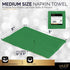 100 Pack Green Beverage Napkins - Big Party Pack, 2 Ply, Ideal for Wedding, Party, Birthday, Dinner, Lunch, Cocktails