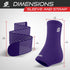 Sleeve Stars Ankle Support - Dark Purple - For Ligament Damage, Sprained Ankle & Plantar Fasciitis Relief
