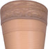 Truform Sheer Compression Stockings, Women's Thigh High, 8-15 mmHg, Beige, Small
