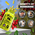 Berberine Supplement 500mg - USA Made Berberine 500mg - 97% Tested Purity Berberine HCL - Berberine Supplements with Berberine Powder for Weight Management, Energy, Immune Support - 60 Capsules