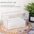 zoocatia Farmhouse Laundry Dryer Sheet Holder Clear Detergent Pods Container Dryer Balls Dispenser with Lid