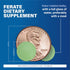 Major 27 mg Ferate Tabs - Ferrous Gluconate Elemental Iron Dietary Supplement, 100 Count