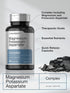 Horbaach Magnesium Potassium Aspartate Complex, 180 Capsules, Non-GMO and Gluten Free