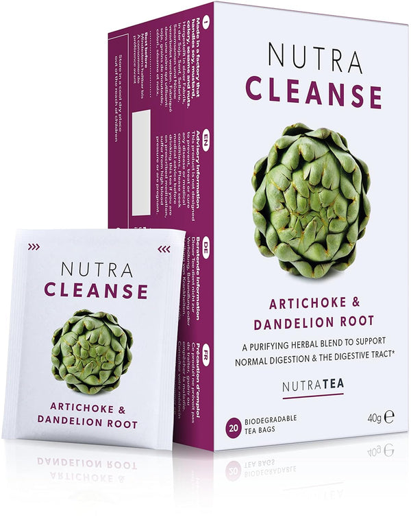 Nutra Tea NUTRACLEANSE - Detox Tea, Colon Cleanse Tea, 20 Individually Wrapped Bags, Full Body Detox Cleanse