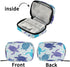 Naanle 7 Vintage Sea Turtle Pill Box Day Pill Case Travel Pill Organizer Bag with Zipper Portable Weekly Case Compact